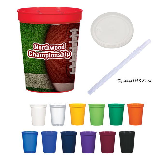 Big Game Stadium Cup in Full Color, 16 oz