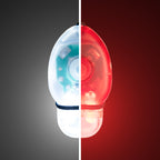 Bike Light Set in a Case - Clear - Lights_On