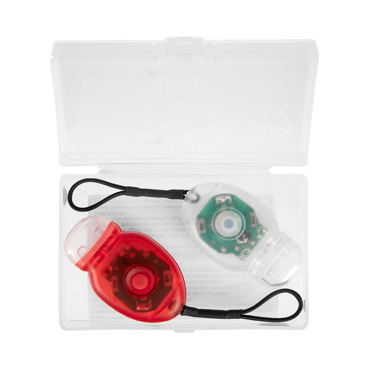 Bike Light Set in a Case - Open