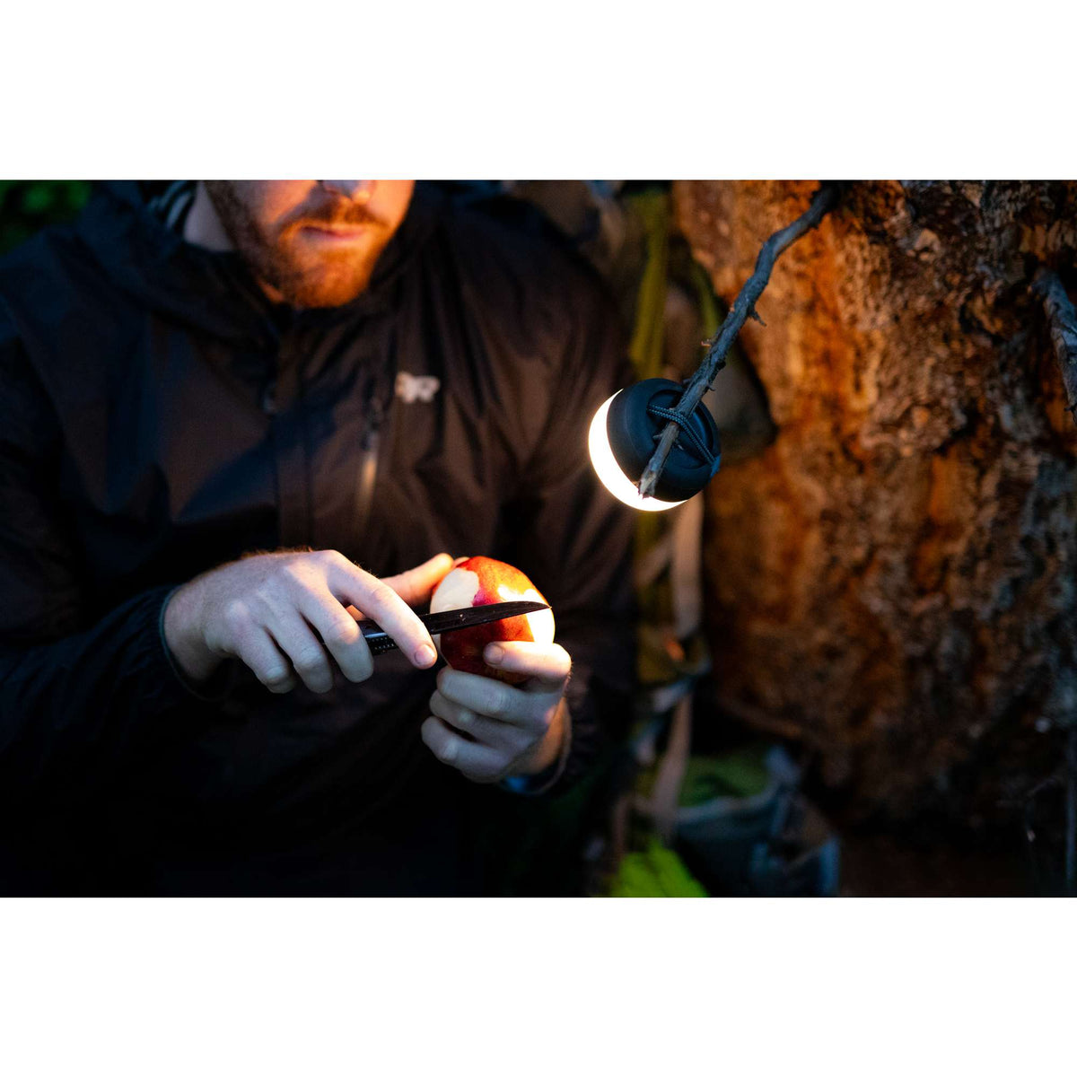 BioLite AlpenGlow Mini Lantern, 150 Lumens - Charcoal - Lifestyle