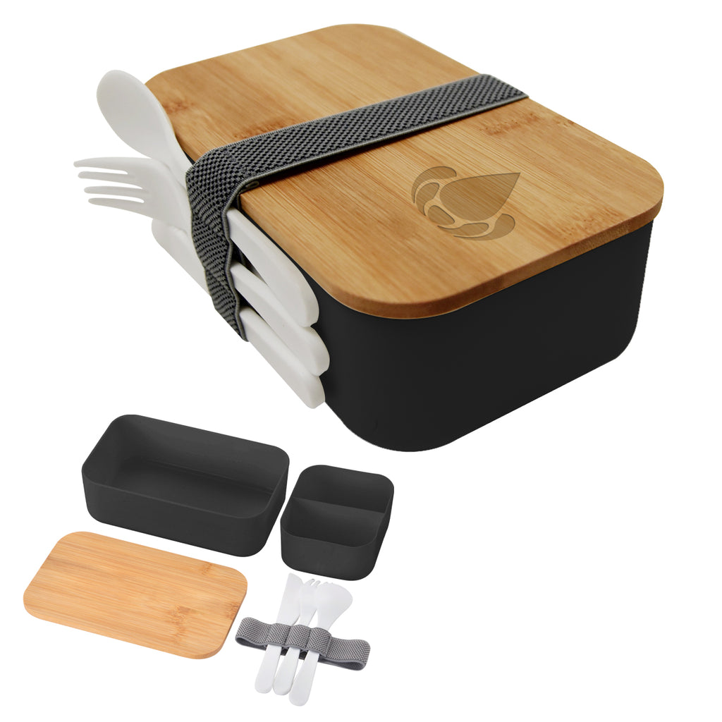 Bountiful Bento Box, Recycled - Laser Engraving