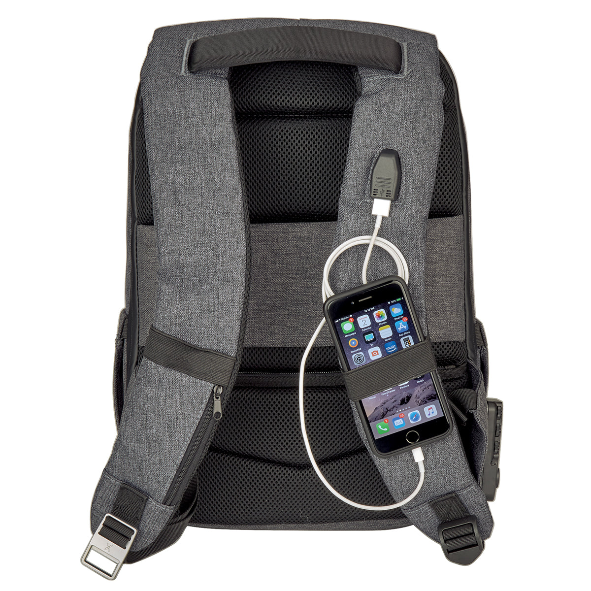 BrandCharger Backpack, Phantom - Gray - Phone