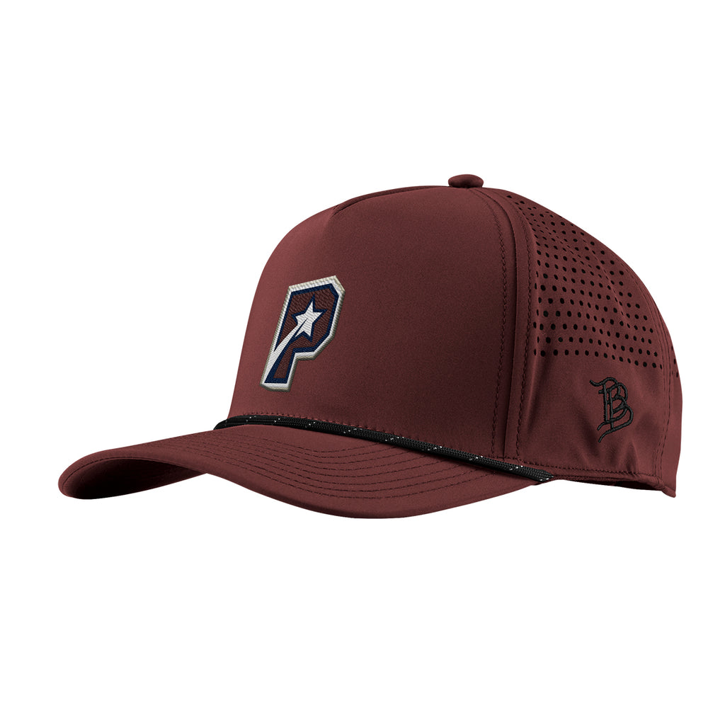 Branded Bills 545 Rope Cap, Bare Curved Embroidery - Maroon - Embroidery