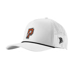 Branded Bills 545 Rope Cap, Bare Curved Embroidery - White/Black with White/Black - Embroidery