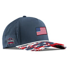 Branded Bills 545 USA Camo Rope Cap, Bare Curved - Orion - Embroidery