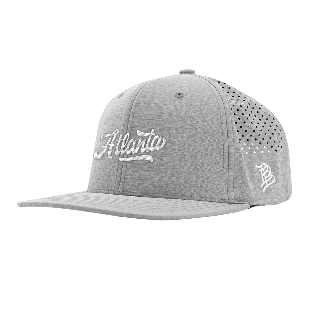 Branded Bills 585 Performance Cap, Bare Flat - Heather Gray - Embroidery