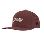 Branded Bills 585 Performance Cap, Bare Flat - Maroon - Embroidery