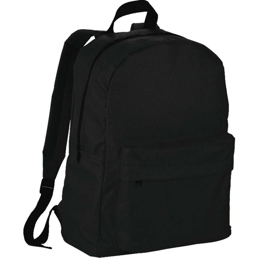 Breckenridge Backpack with Flap Front Pocket Full Color - Black - Photo 2