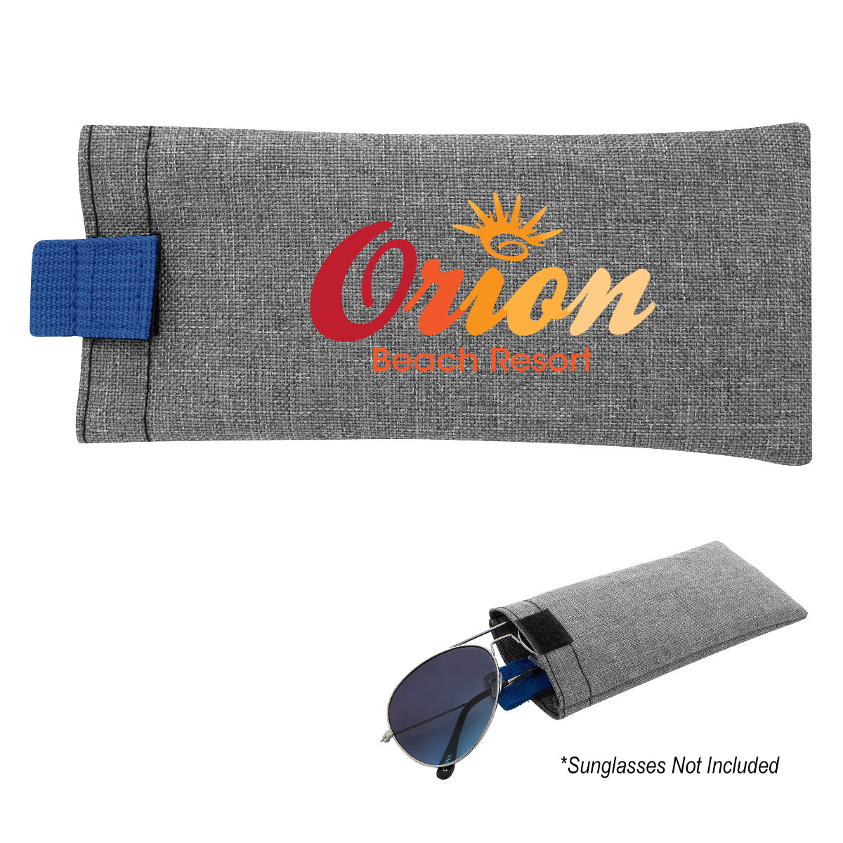 Brighton Pouch for Eyeglasses, Heathered - Royal Blue - Colorbrite