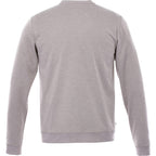 Bromley Knit V-Neck Sweater for Men Transfer - Heather Grey - Back Flat