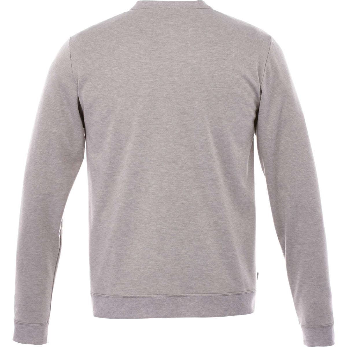 Bromley Knit V-Neck Sweater for Men Transfer - Heather Grey - Back Flat
