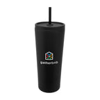 Brooklyn Recycled Stainless Steel Tumbler, 24 oz - Black - Colorbrite