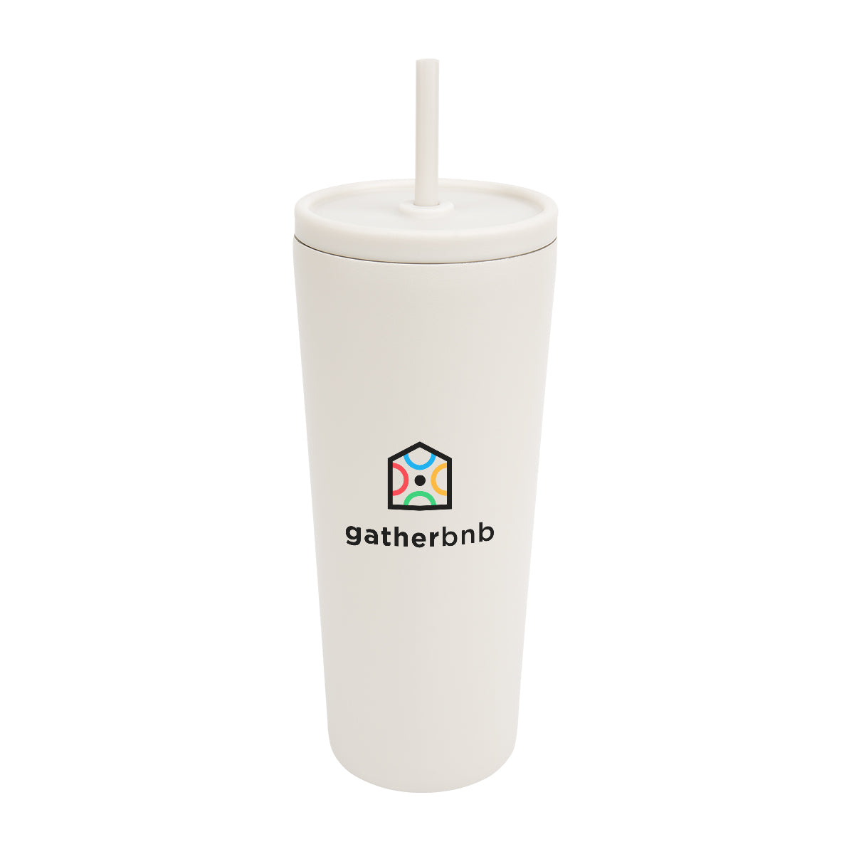 Brooklyn Recycled Stainless Steel Tumbler, 24 oz - Cream - Colorbrite