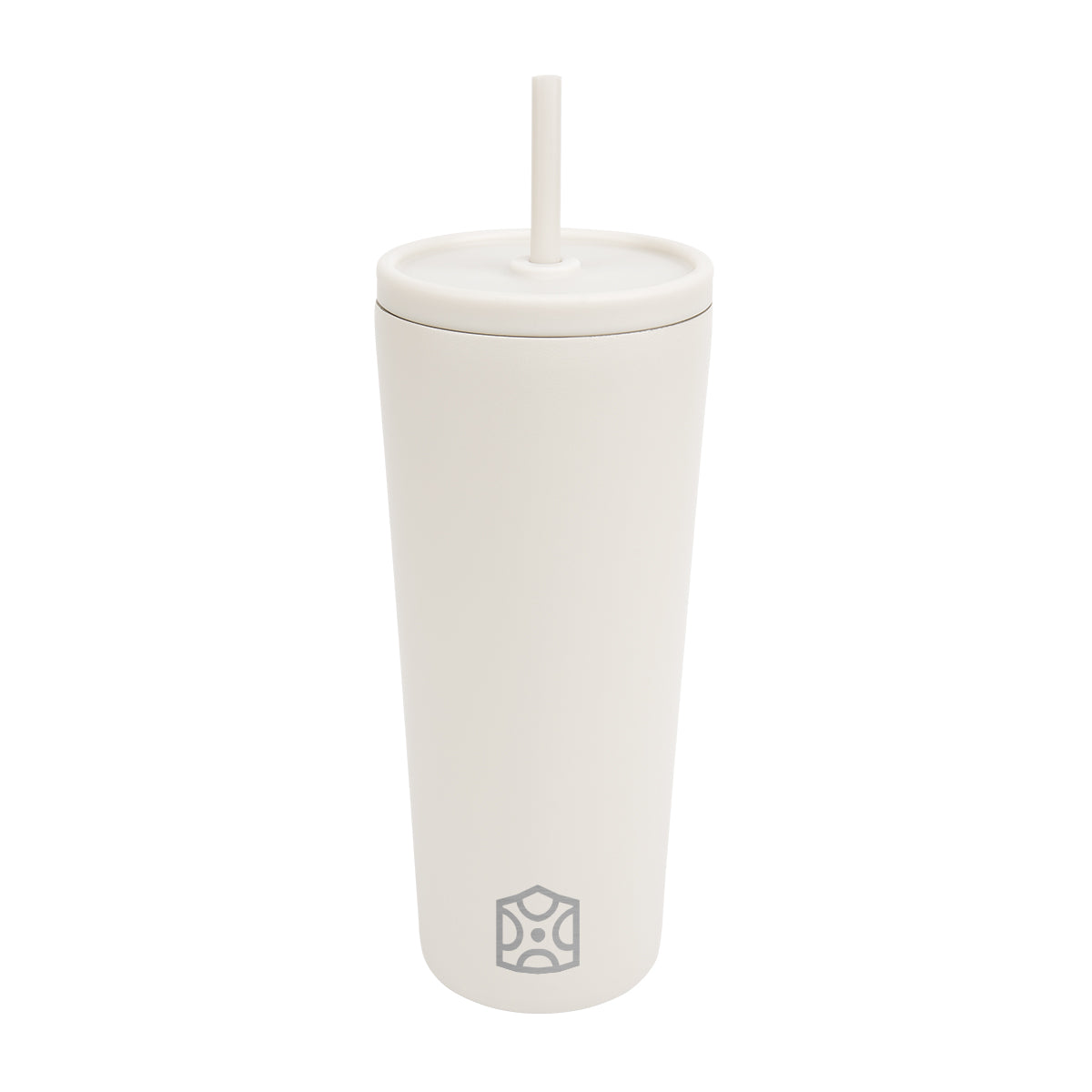 Brooklyn Recycled Stainless Steel Tumbler, 24 oz - Cream - Laser Engraving