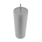 Brooklyn Recycled Stainless Steel Tumbler, 24 oz - Gray - Angle