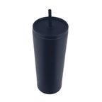 Brooklyn Recycled Stainless Steel Tumbler, 24 oz - Navy - Angle