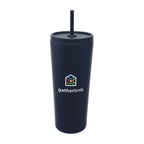 Brooklyn Recycled Stainless Steel Tumbler, 24 oz - Navy - Colorbrite