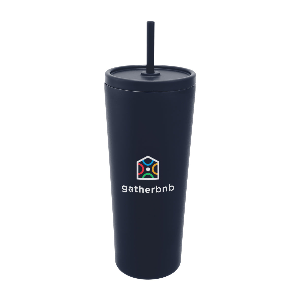 Brooklyn Recycled Stainless Steel Tumbler, 24 oz - Navy - Colorbrite