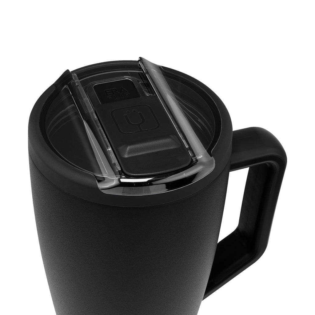BruMate Era Flip, 40 oz - Black - Straw_Down