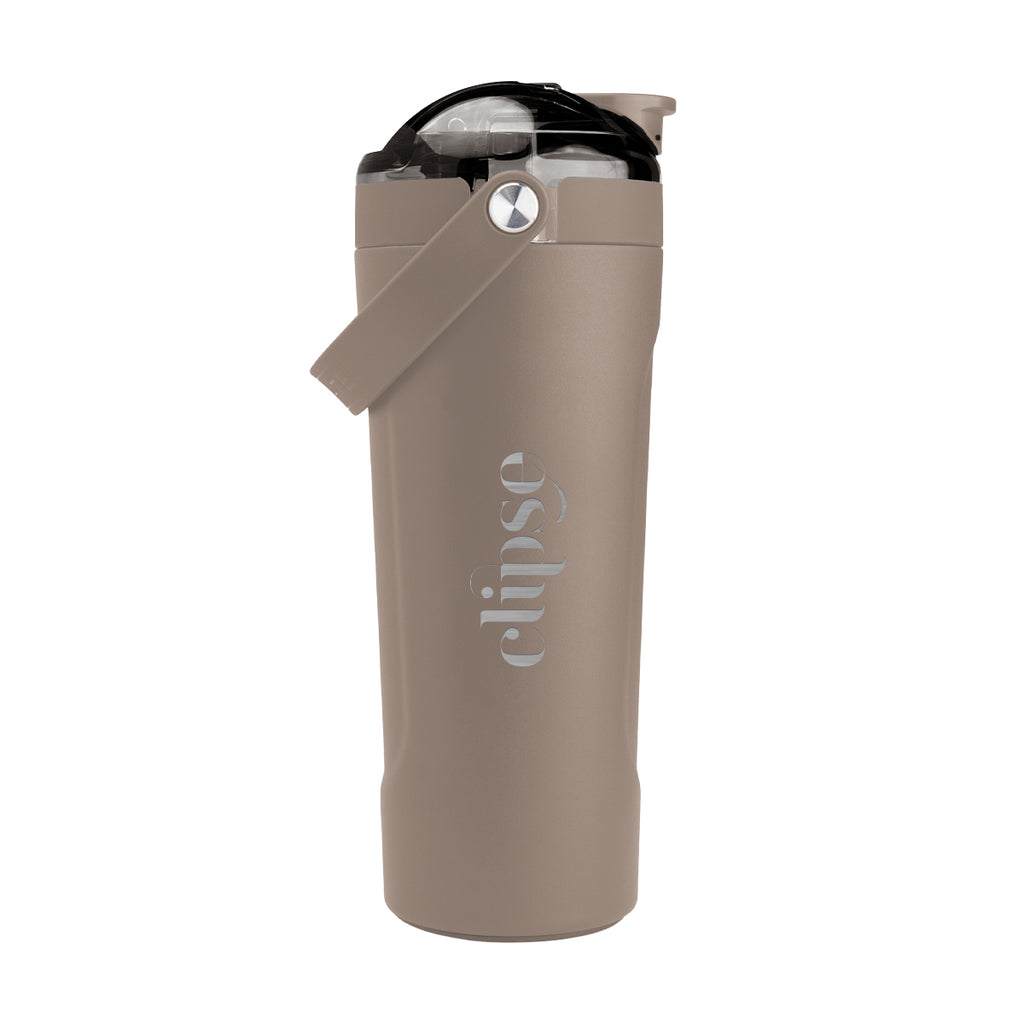 BruMate MultiShaker in Fashion Colors, 25 oz - Mocha - Laser Engraving