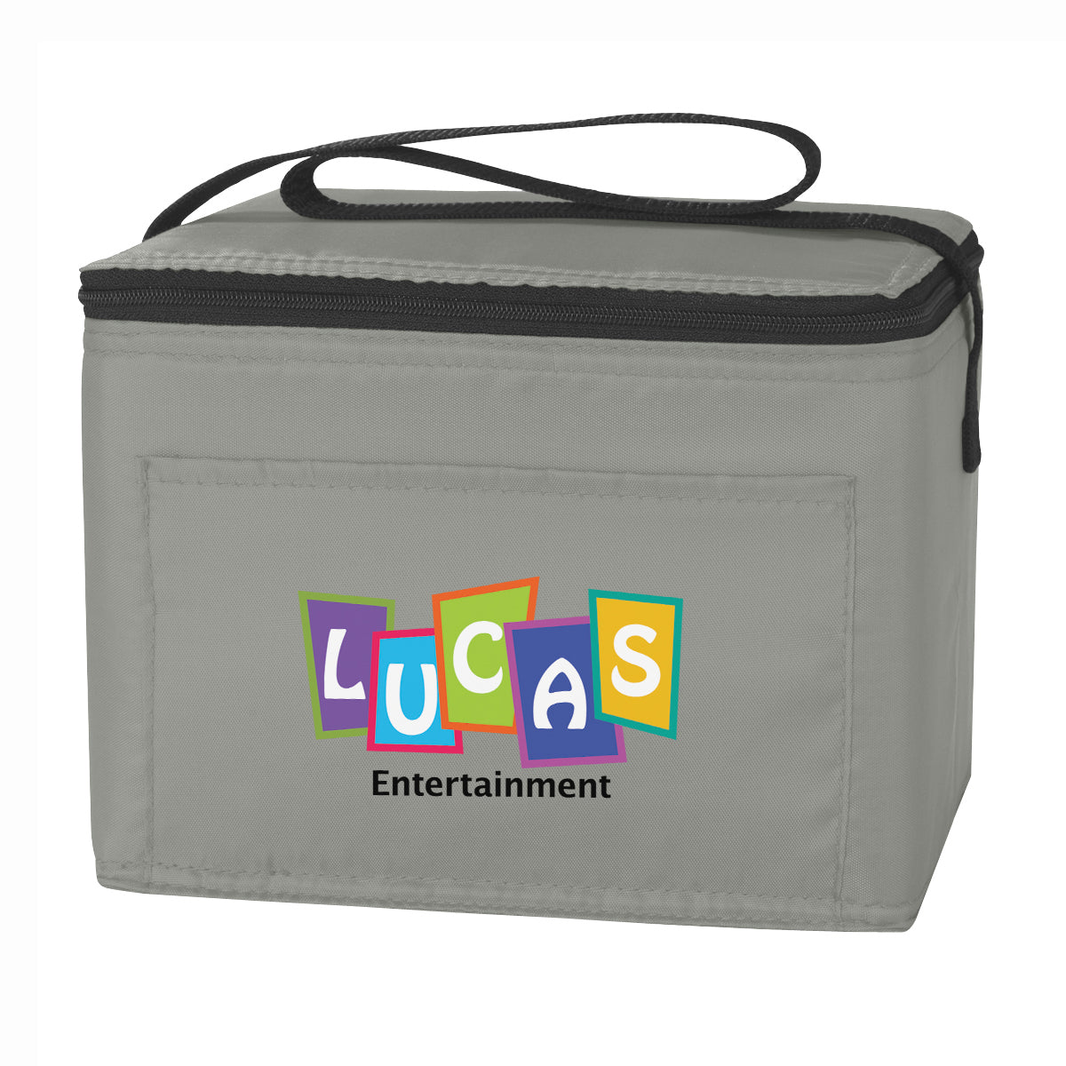 Budget Cooler Bag for 6 Cans - Gray - Colorbrite