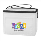 Budget Cooler Bag for 6 Cans - White - Colorbrite