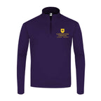 C2 Sport Men's Quarter-Zip Pullover Embroidery - Purple - Front