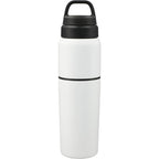 CamelBak MultiBev Bottle with Detachable Cup, 22 oz Full Color - White - Back