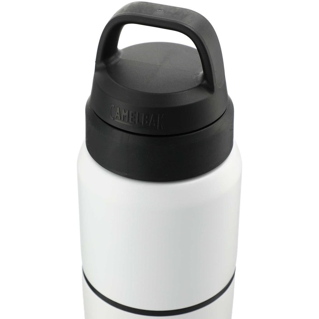 CamelBak MultiBev Bottle with Detachable Cup, 22 oz Full Color - White - Left Angle