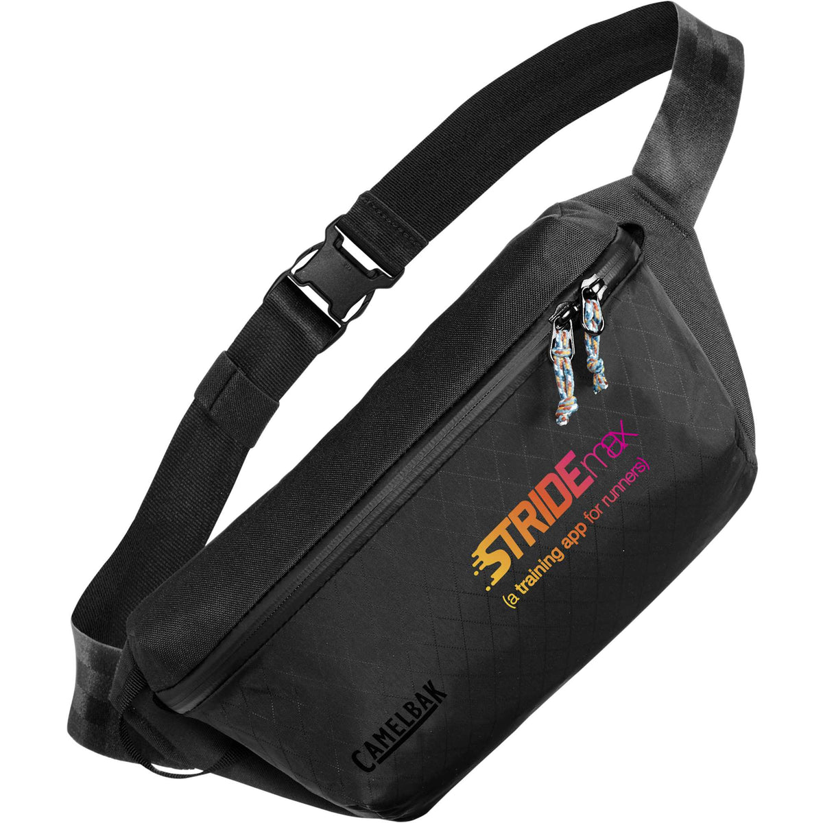 CamelBak Pivot Belt Sling in Recycled Polyester Embroidery - Black - Front 2