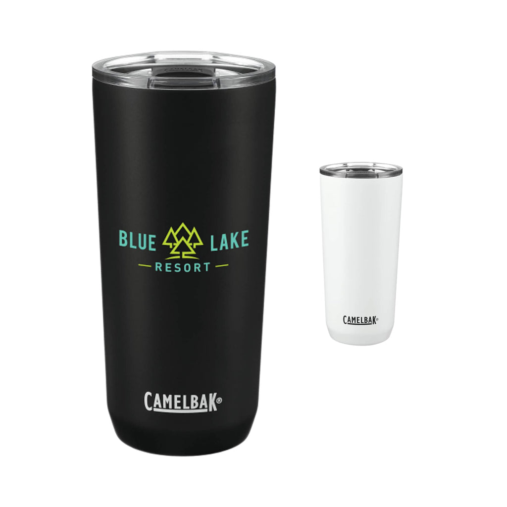 CamelBak Tapered Tumbler with Tri-Mode Lid, 20 oz Full Color - Black - Front Group