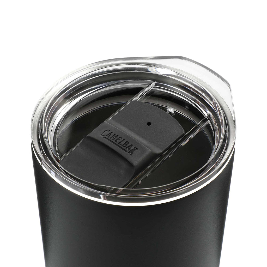 CamelBak Tapered Tumbler with Tri-Mode Lid, 20 oz Full Color - Black - Left Angle 2
