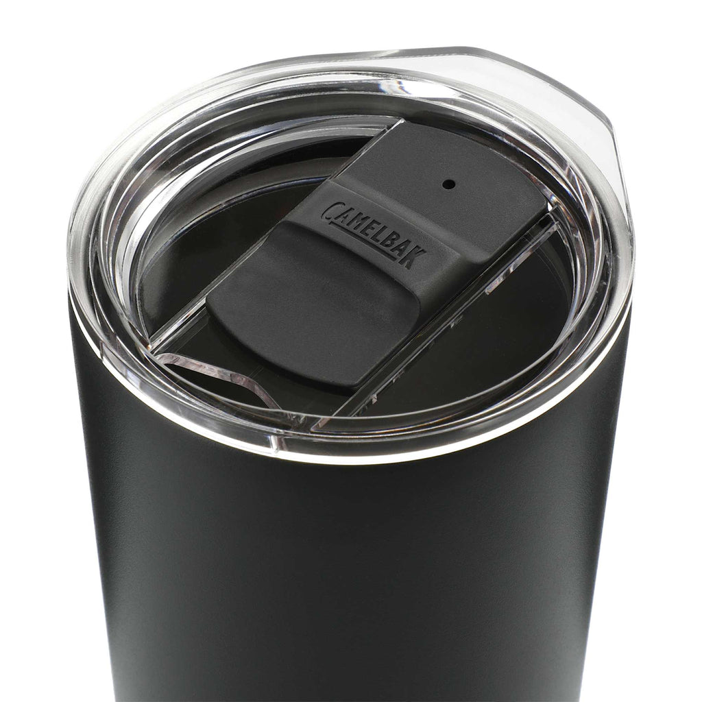 CamelBak Tapered Tumbler with Tri-Mode Lid, 20 oz Full Color - Black - Left Angle