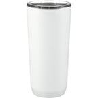 CamelBak Tapered Tumbler with Tri-Mode Lid, 20 oz Full Color - White - Back