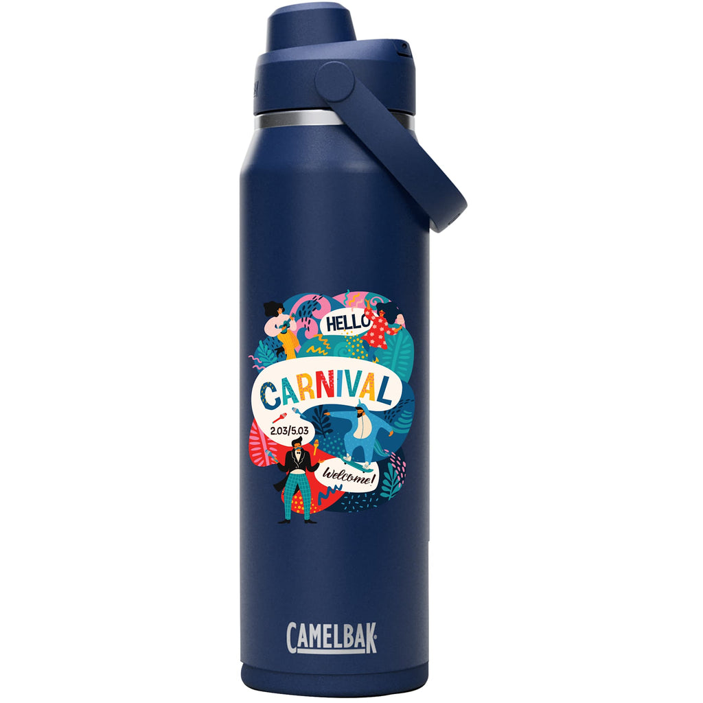 CamelBak Thrive Insulated Chug Bottle, 32 oz Full Color - Navy - Front