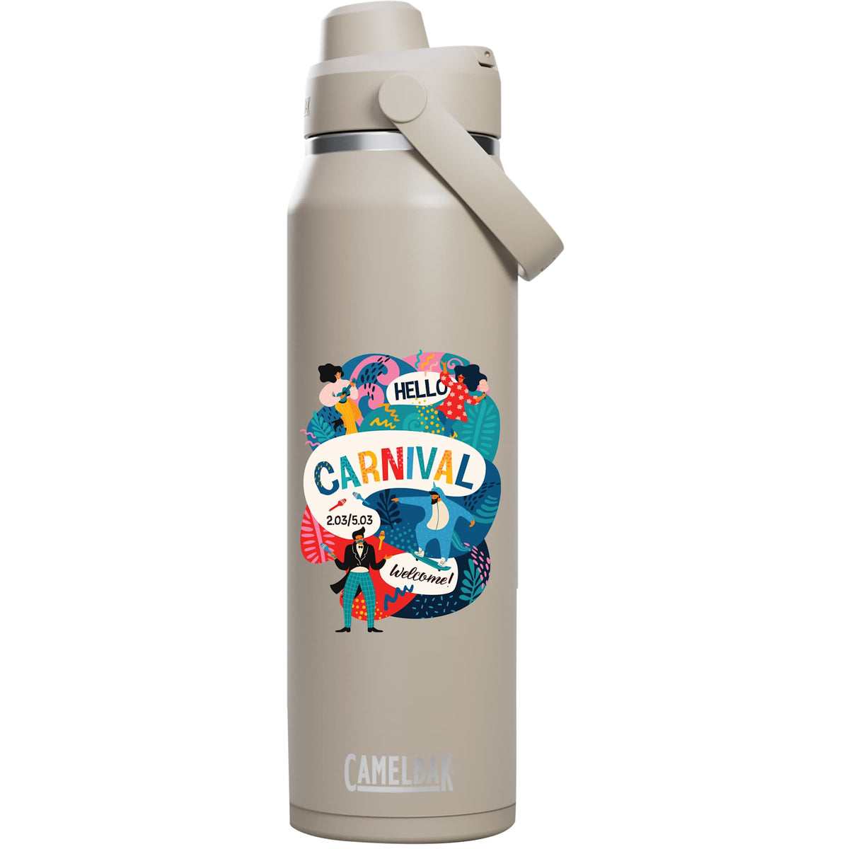 CamelBak Thrive Insulated Chug Bottle, 32 oz Full Color - Stone - Front