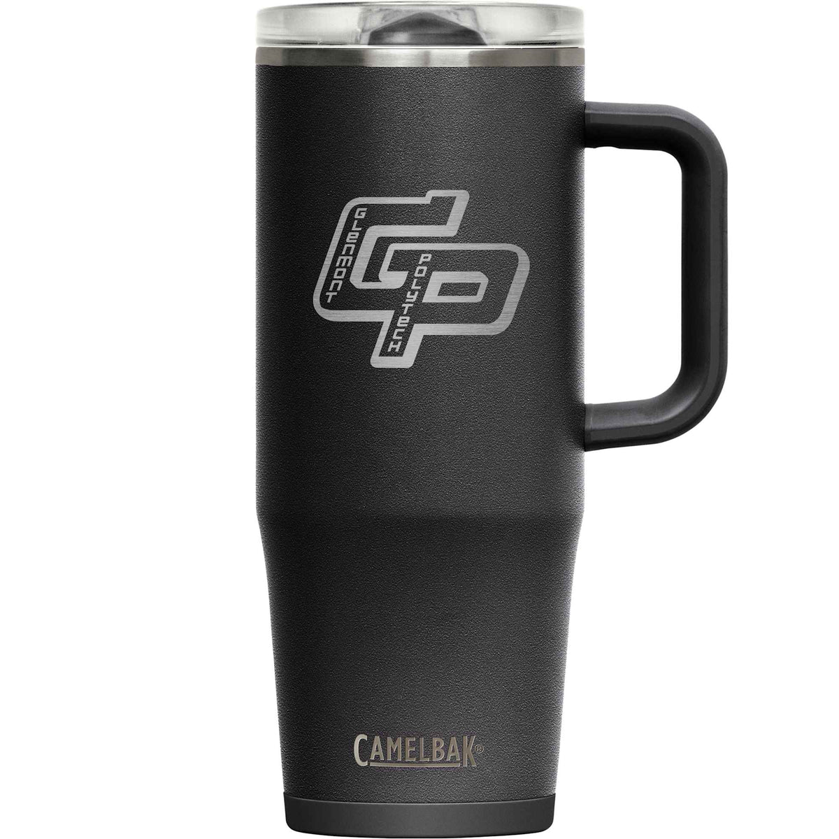 CamelBak Thrive Leak-Proof Travel Mug, 32 oz Laser Engraving - Black - Front