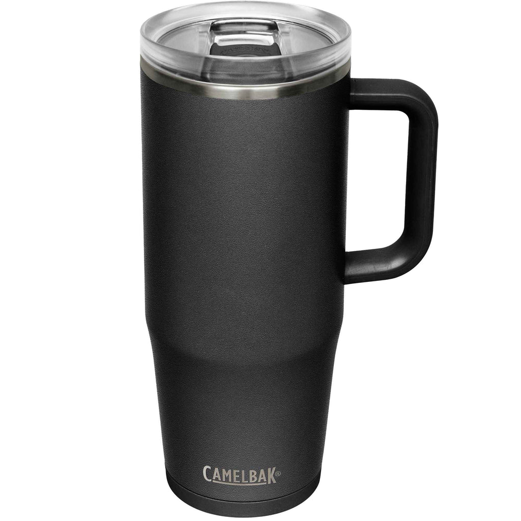 CamelBak Thrive Leak-Proof Travel Mug, 32 oz Laser Engraving - Black - Top