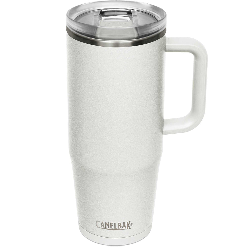 CamelBak Thrive Leak-Proof Travel Mug, 32 oz Laser Engraving - White - Top