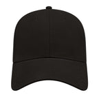 Cap America Low Profile Brushed Twill Cap Embroidery - Black - Front 2