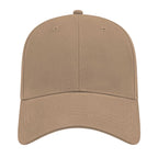 Cap America Low Profile Brushed Twill Cap Embroidery - Khaki - Front 2
