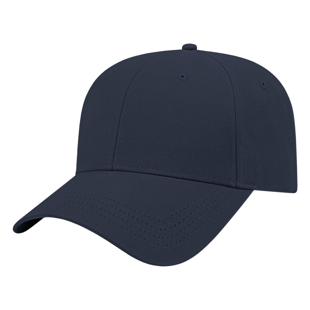 Cap America Low Profile Brushed Twill Cap Embroidery - Navy - Front