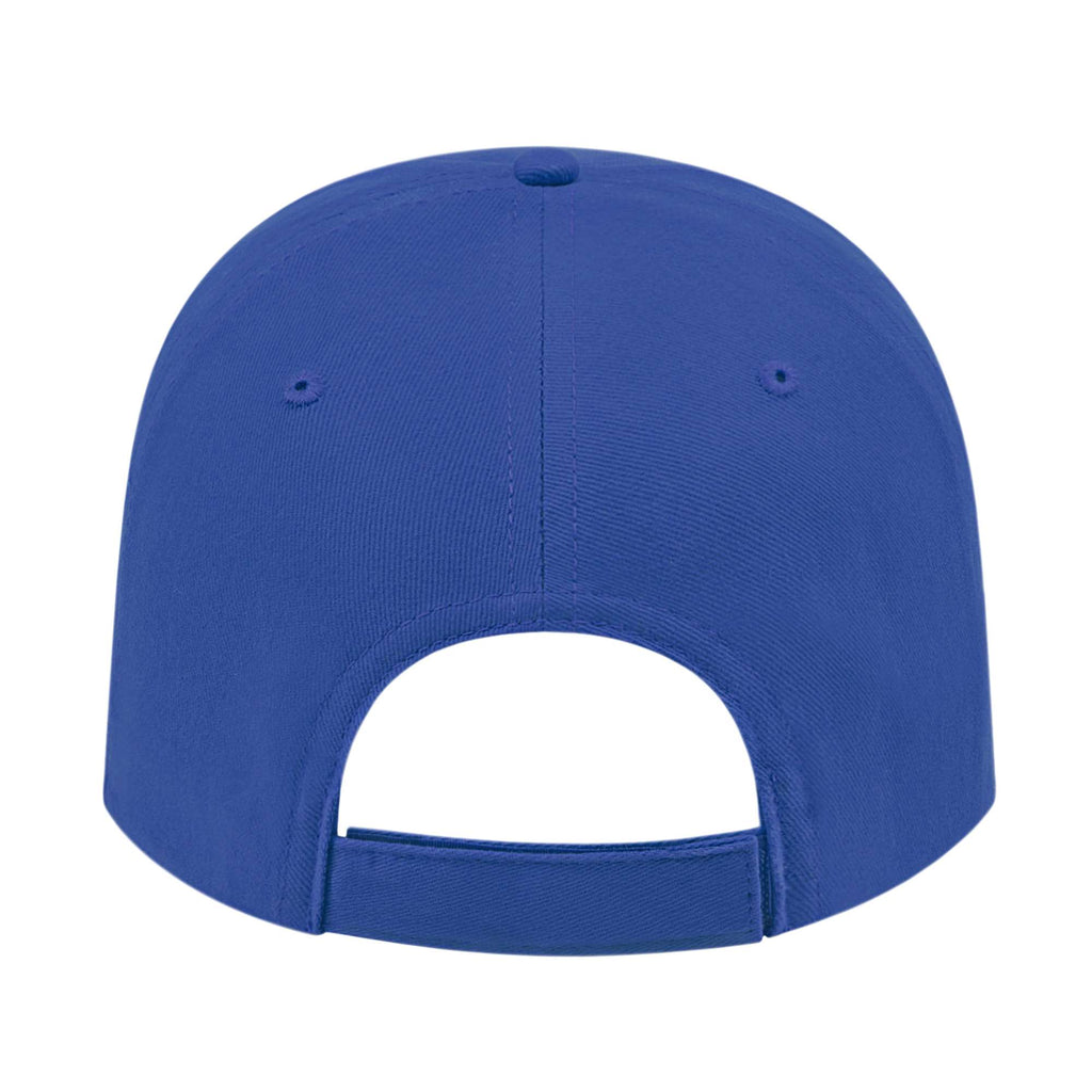Cap America Low Profile Brushed Twill Cap Embroidery - Royal - Back