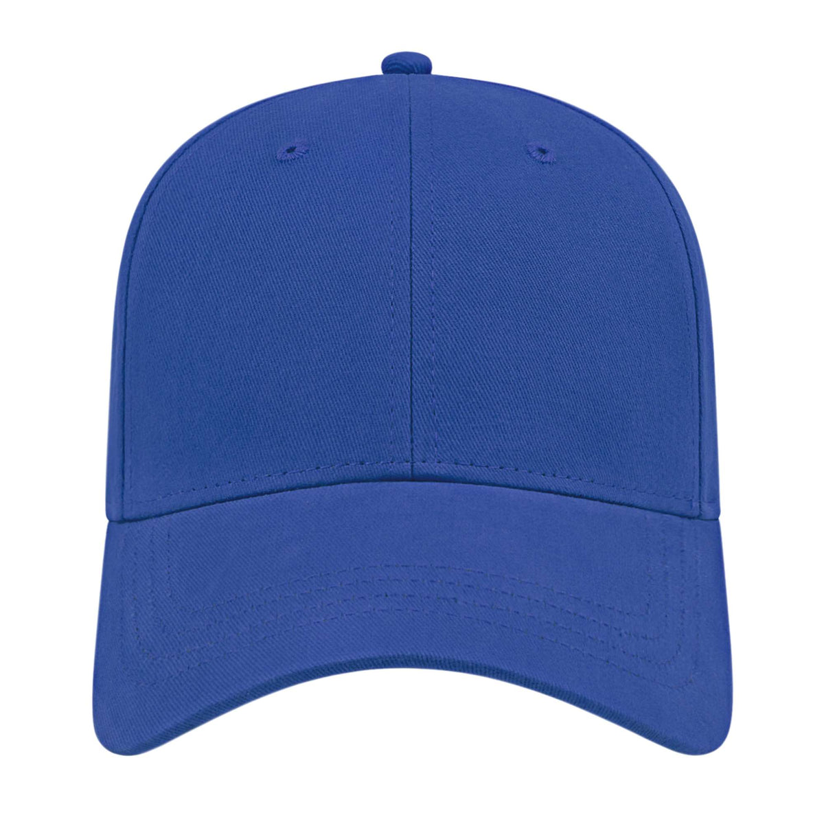 Cap America Low Profile Brushed Twill Cap Embroidery - Royal - Front 2