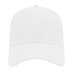 Cap America Low Profile Brushed Twill Cap Embroidery - White - Front 2