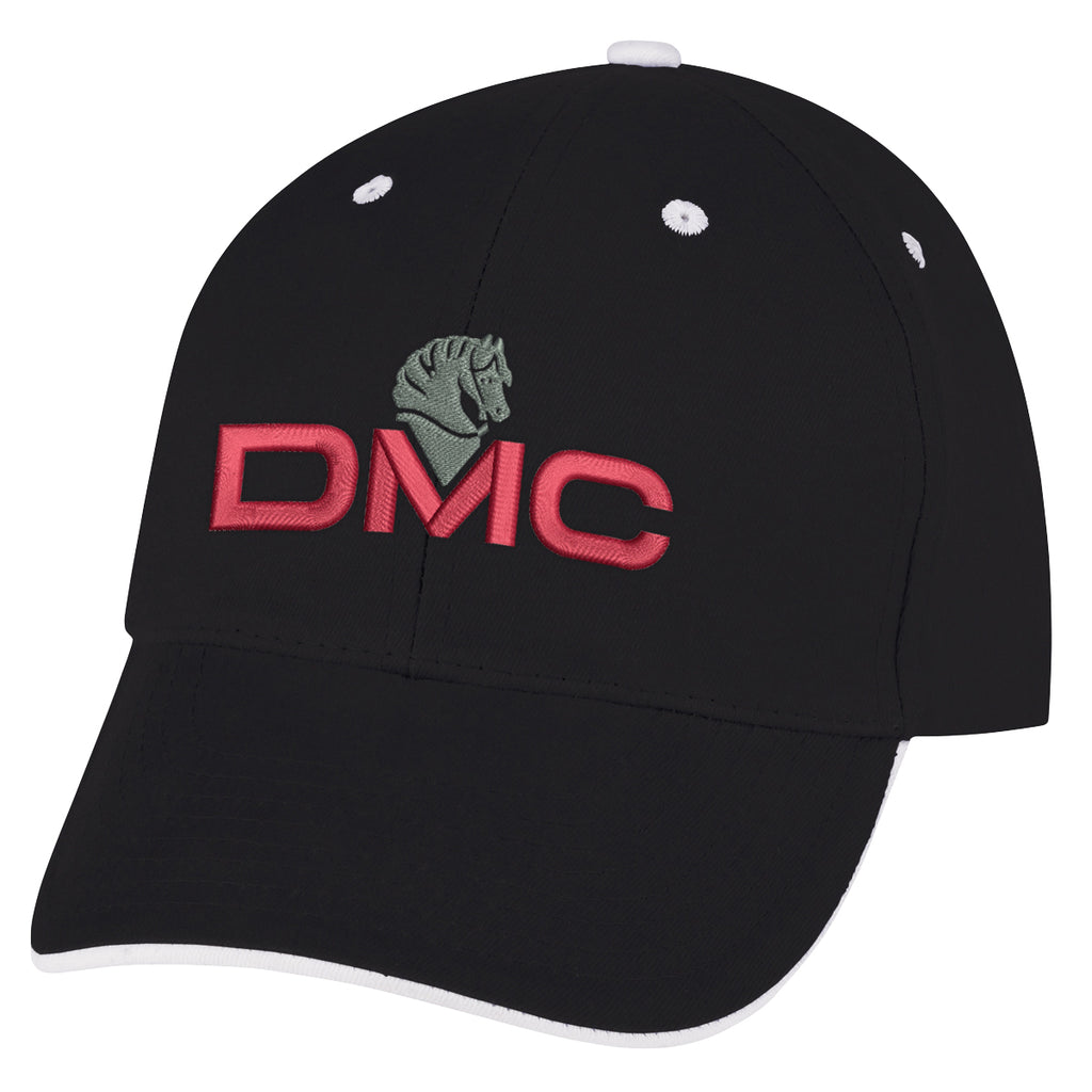 Cap, Hit Elite - White with Black - Embroidery