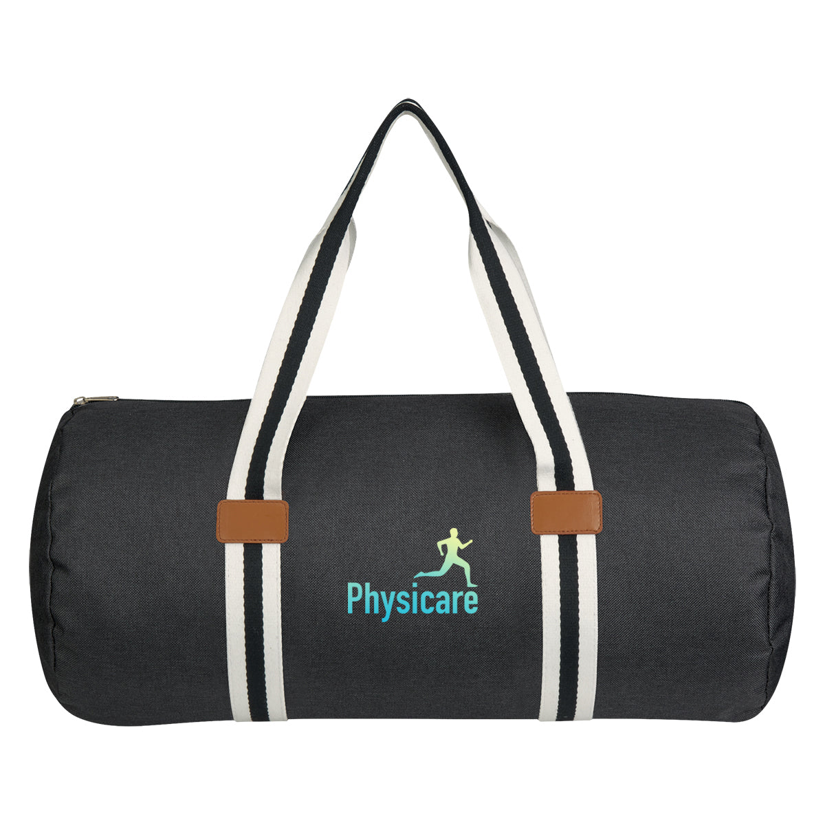 Capetown Duffel Bag, Heathered Embroidery - Black - Colorbrite