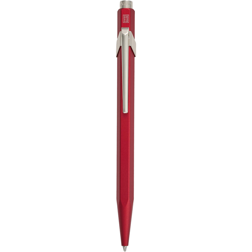 Caran d'Ache 849 Ballpoint Pen, Colormat-X - Red - Clip