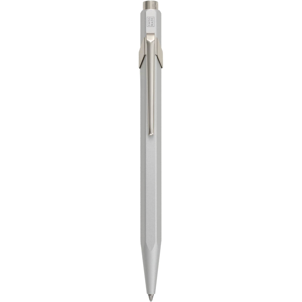 Caran d'Ache 849 Ballpoint Pen, Colormat-X - Silver - Clip