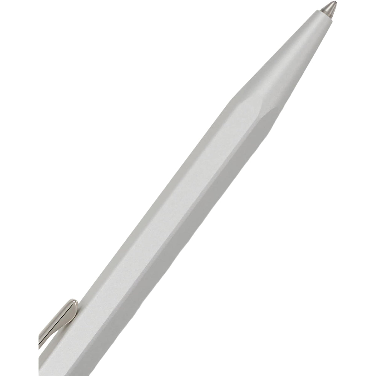Caran d'Ache 849 Ballpoint Pen, Colormat-X - Silver - Detail 2
